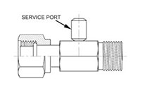 R134a Service Port Universal Splicers for Retrofit (Steel)