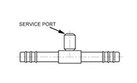 Straight Splicers with Switch or Service Port