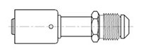 Straight Male Flare (MF) Beadlock Adapter Fittings