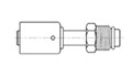 Straight Male O-Ring (MOR) Beadlock Adapter Fittings