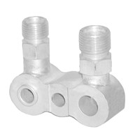 7/8 Inch (in) Vertical Size for Number 8 Compressor Manifold Fitting
