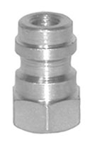 R134a Service Port Screw-on Straight Adapter Fittings for Retrofit (Steel) - 3