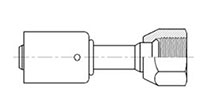 Straight Female Flare (FF) Beadlock Adapter Fittings