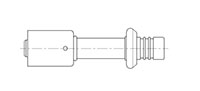 Straight Male Springlock (MSL) BeadLock Adapter Fittings with O-Rings and Springs Included