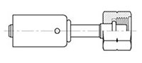 Straight Metric Thread Female O-Ring (FOR) Beadlock Adapter Fittings