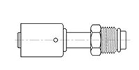 Straight Male O-Ring (MOR) Beadlock Adapter Fittings