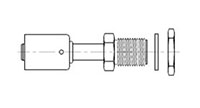 Straight Male Insert O-Ring (MIO) Bulkhead Beadlock Adapter Fittings