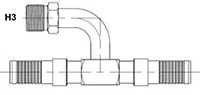 Splicer to Male Insert O-Ring (MIO) Fittings
