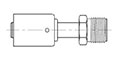 Straight Male Insert O-Ring (MIO) Beadlock Adapter Fittings
