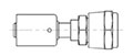Straight One-Shot Steel Beadlock Adapter Fittings